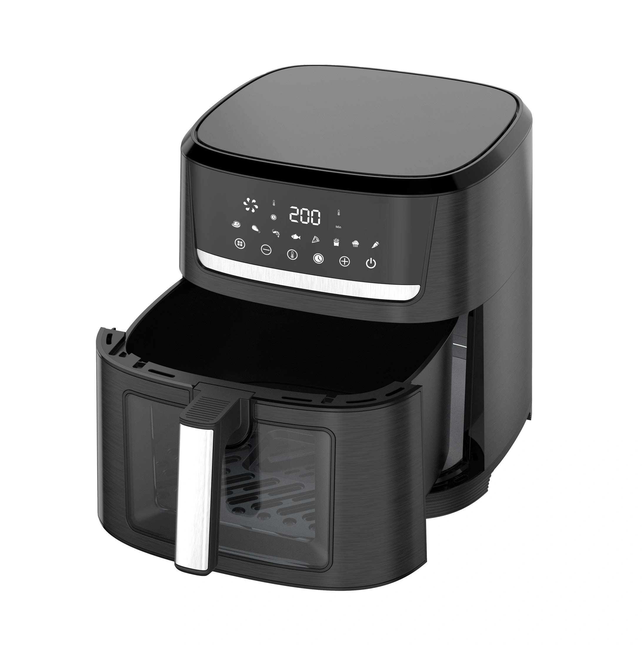 Crispy Perfection: 10L Digital Air Fryer – 1700W & Easy View!